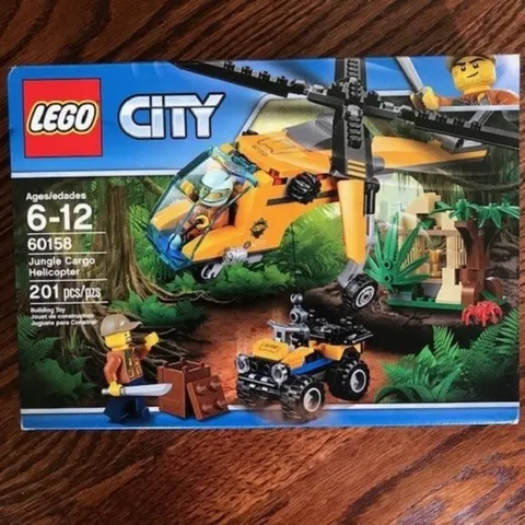 LEGO CITY Jungle Cargo Helicopter 60158 New and Sealed Set