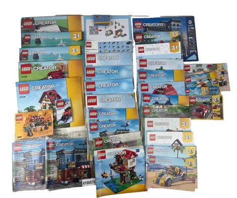 Lego Creator Lot of 36 Instructions Manuals Brochures Booklets Pamphlets Only