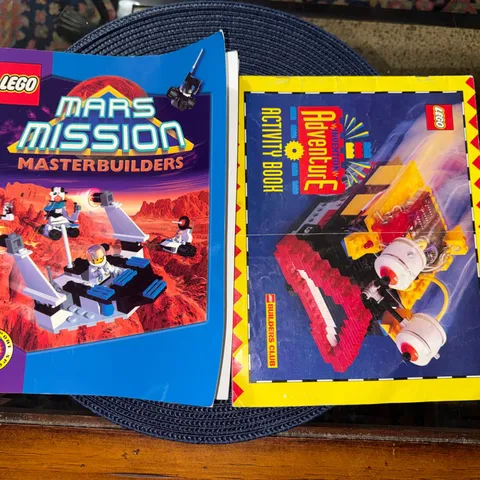 2 BOOKS ONLY Lego Masterbuilders And Invention Adventure Activity Book
