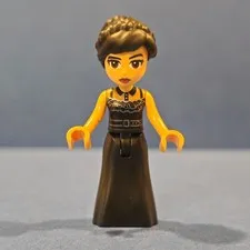 LEGO minifigure, Wednesday, wed004, Wednesday Addams - Black Sleeveless Dress