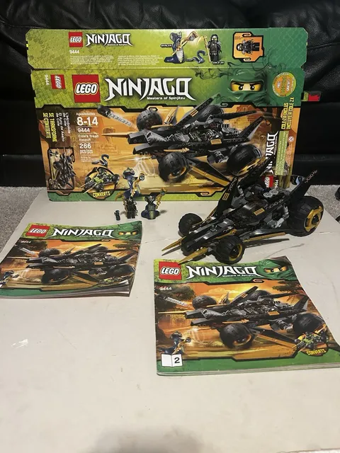 LEGO Ninjago Set 9444 Cole's Tread Assault With Box & Booklet 99% Complete