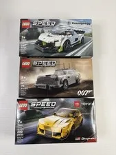 Lot of 3 - Lego Speed Champions 76900 Jesko, 76902 Supra, 76911 Bond Car- Sealed
