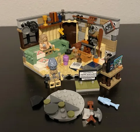 LEGO Marvel Bro Thors New Asgard 76200 Used No Box Or Manual Set READ DESC