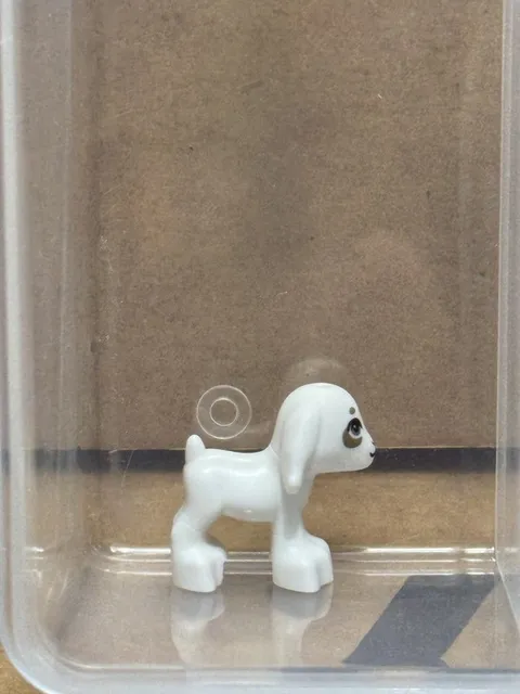 LEGO Parts - White Goat, Mini Doll Style, Baby - No 104989pb02 - QTY 1