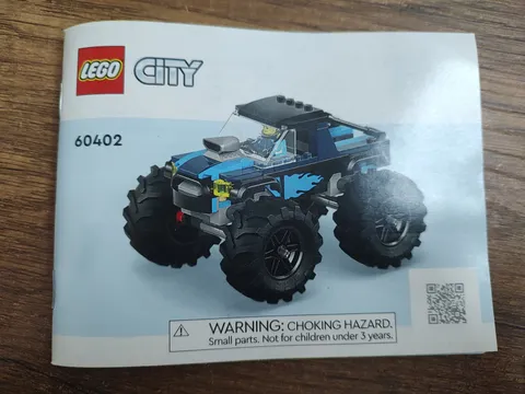 Lego City Truck 60402 Instructional Manual Only