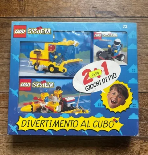 Rare Lego System 23-2 2+1 vintage 1995 new box