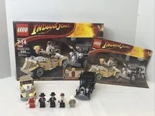 Lego Indiana Jones - Shanghai Chase Set #7682 - 100% Complete W/ Box & Manual