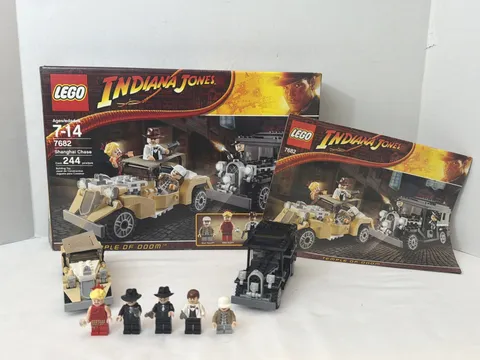 Lego Indiana Jones - Shanghai Chase Set #7682 - 100% Complete W/ Box & Manual