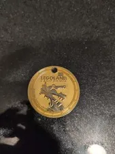 VTG Legoland California 1998 Goldwash Medal - Dragon & Robin Hood 