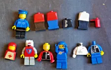 Lego Minifigs x6 parts from very early sets