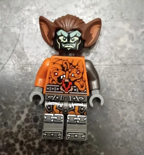 LEGO Monster Werewolf Beast Plastic Minifigure w/ Brown Large Ears