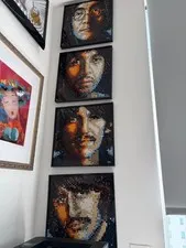 LEGO Art The Beatles #31198 – Complete Collection – All 4 Portraits Displayed!