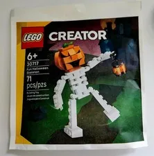 Lego Creator 30717 Fun Halloween Skeleton Polybag Paper Bag New Sealed