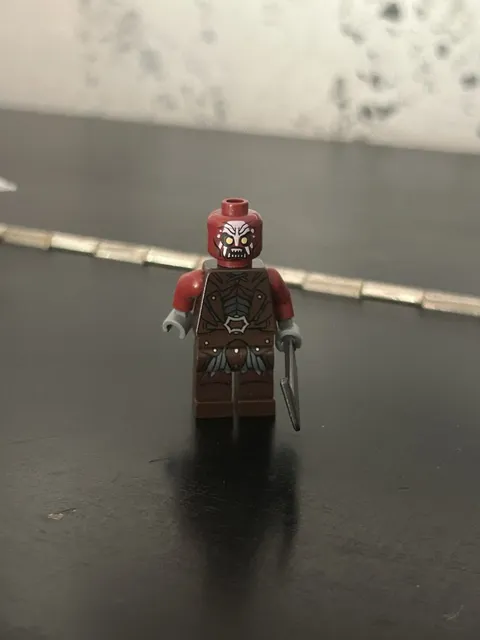 LEGO Lord of the Rings Mordor Orc Bald MiniFig 79007 10237 9476 MiniFigure
