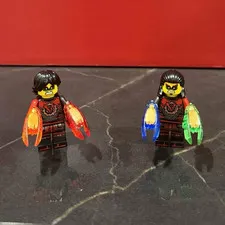 LEGO Ninjago Time twins Krux & Acronix.Brand new ! Just Assembled !