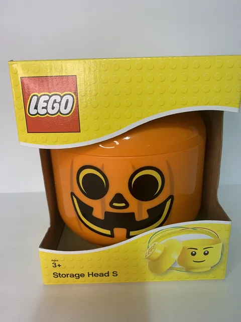 Lego Pumpkin Storage Head Container Halloween Stackable 2019 ed. Art.4031 NIB
