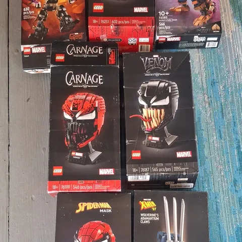 Empty LEGO  Marvel BOXES ONLY NO LEGOS ARE INCLUDED