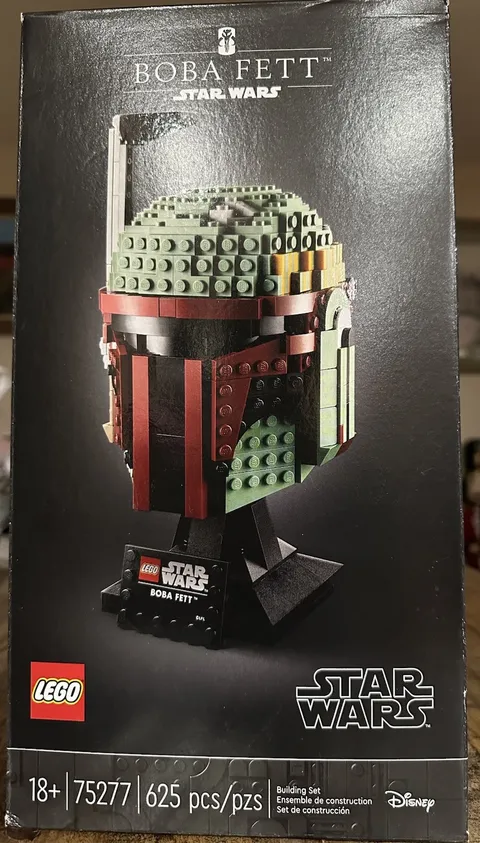 LEGO Star Wars Boba Fett Helmet Collection 75277 625pcs 18+ Display Stand