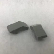 LEGO 28192 Light Bluish Gray Slope 45 2 x 1 with Cutout without Stud (x2)