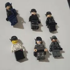 Custom LEGO Star Wars 1st Order Officer Minifigures Lot of 6