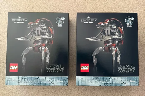 (2) NEW SEALED LEGO 75381 Buildable Droideka - Star Wars Lot