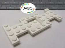 (C9/1) LEGO 4212b Chassis / Chassis 4 x 10 x 2/3 White