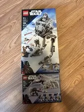 LEGO Star Wars Hoth AT-ST and snow trooper battle pack bundle