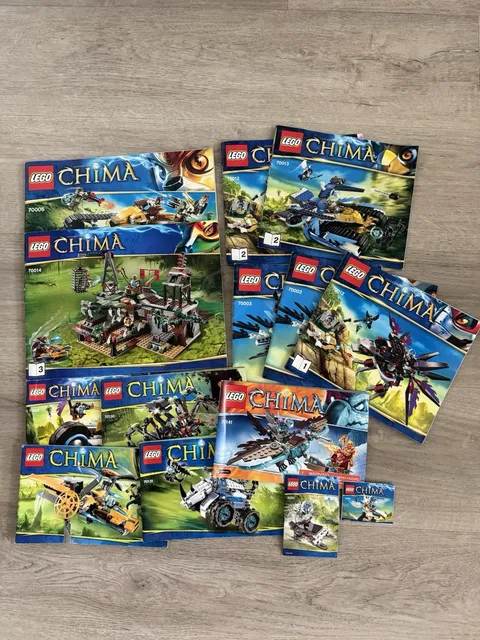 LEGO Chima Instruction Manual Lot 70014 70141 70130 70012 70013 More