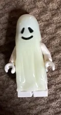 LEGO Minifigure Ghost, Castle Gen002, Vintage Glow-in-the-Dark