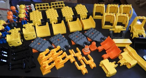 Lego Duplo Construction Themed Lot Replacement Extra Parts Pieces