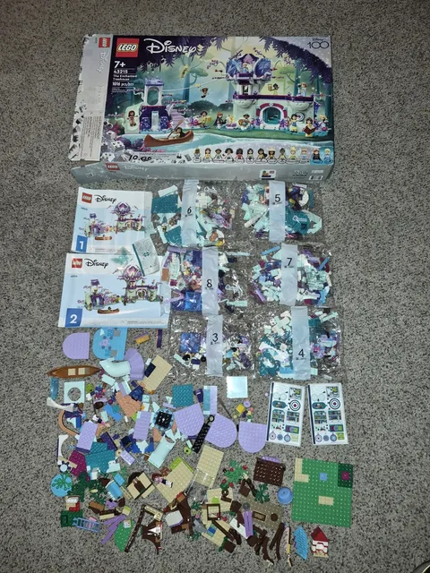 Original Lego 43215 Disney enchanted treehouse with box six sealed bags lot