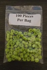 LEGO 1x1 Round Lime Plates Lot of 100
