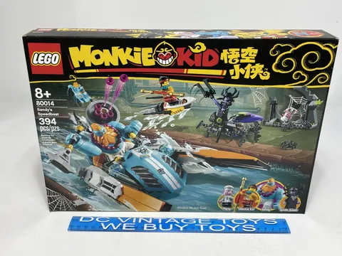 LEGO Monkie Kid Sandy's Speedboat 80014, 394 Pieces, Pigsy, Monkie Kid, Sandy