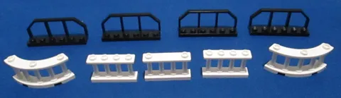 LEGO Parts Pieces Lot #7 (9 fence Pieces)