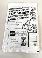 LEGO Star Wars: Chrome Gold C-3PO Polybag (4521221) New Sealed 30th Anniversary