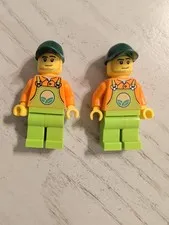 Lego City Farmer Minifigures X 2 - Cty1478