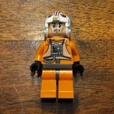 LEGO Star Wars Pilot Minifigure Orange Suit w/ Helmet SW0260 Episode IV