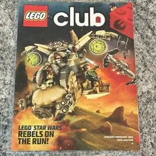 LEGO Club Magazine Jan-Feb 2015 Star Wars Rebels on the Run Illustrated Magazine
