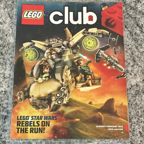 LEGO Club Magazine Jan-Feb 2015 Star Wars Rebels on the Run Illustrated Magazine