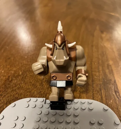 LEGO Castle Fantasy Era Troll Big Minifigure TAN Copper 7036 cas358