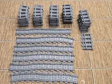 Lot of Lego train tracks 64022 (qty 66 Flex Track), 53401 (32), 53400 (Qty 20).