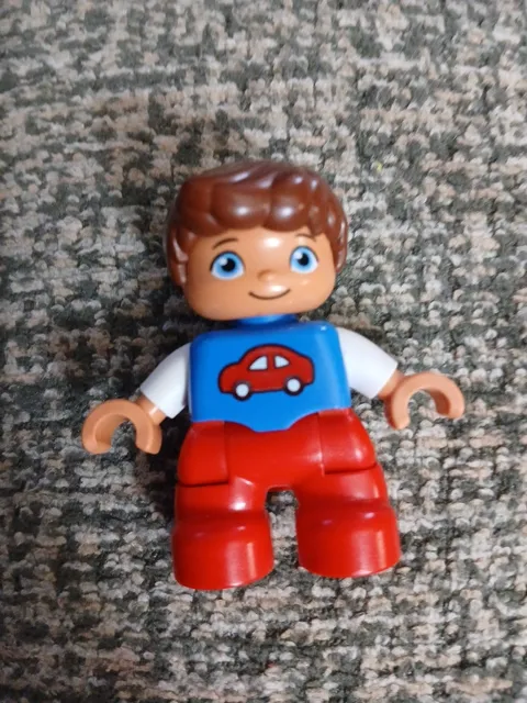 LEGO DUPLO BOY INFANT TODDLER in Car Shirt 1.75" FIGURE for FAMILY HOME HOUSE