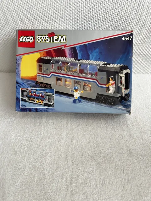 (L-2) LEGO ® 4547 panoramic car railway instructions original packaging p.z. 4558