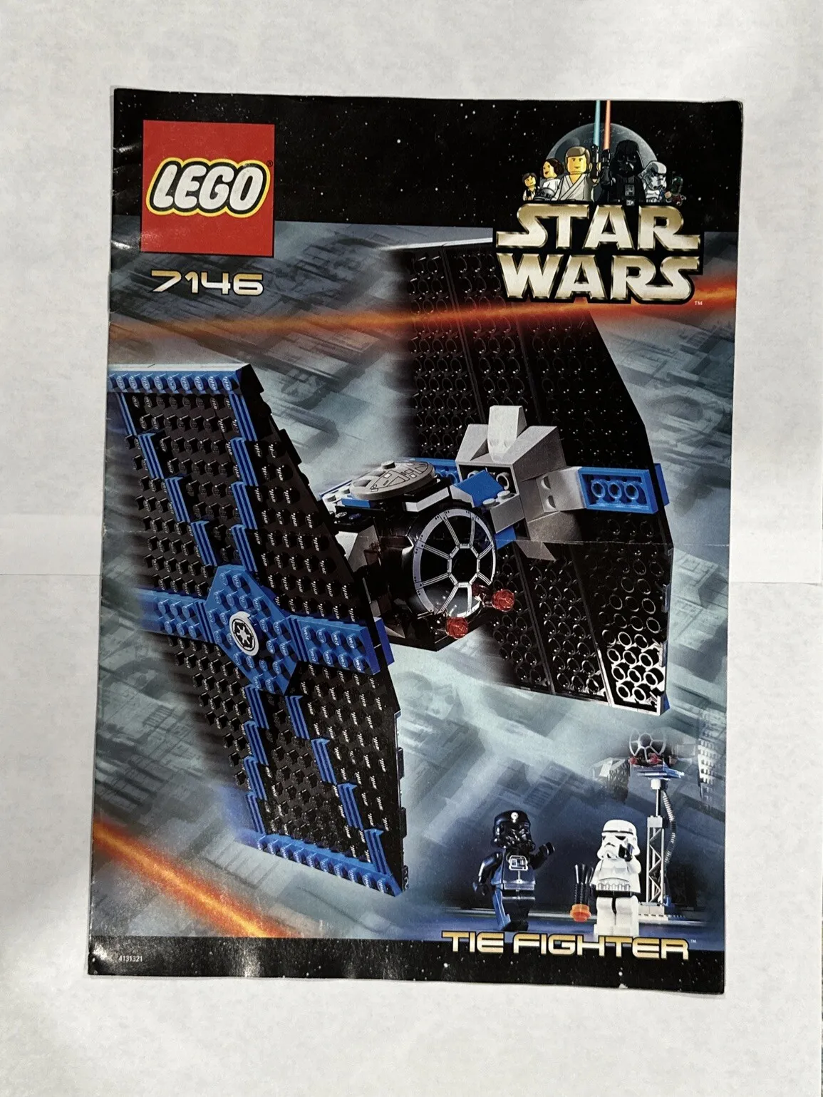 [ Instruction Manual ONLY ] Lego 7146 Star Wars Tie Fighter