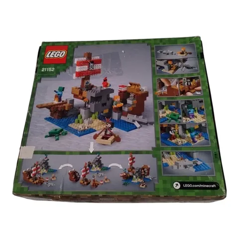 LEGO Minecraft: The Pirate Ship Adventure 21152 ( SOLD AS IS )