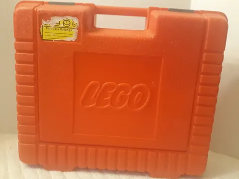 LEGO Vintage 1985 Red Plastic Interlogo Travelling Carrying Case Storage