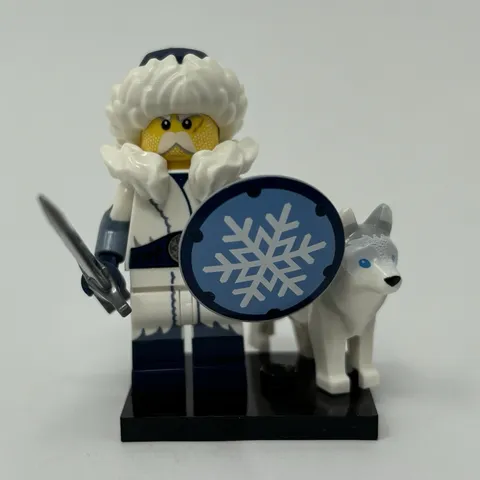 Lego Snow Guardian Minifigure Collectible Series 22 CMF Complete w/ Husky Dog