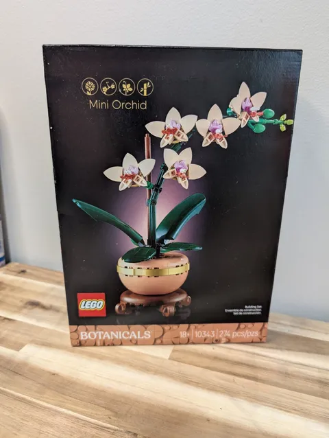 LEGO Botanicals Mini Orchid Building Set 10343 New Open Box 