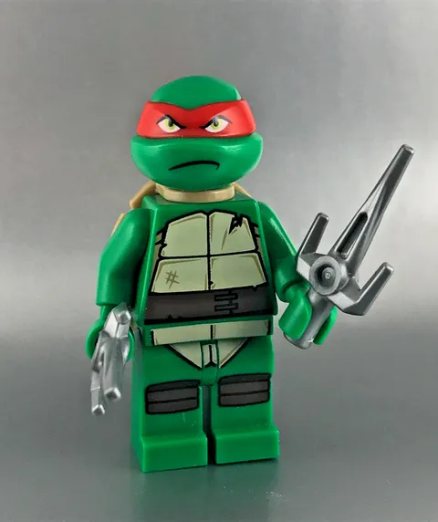 LEGO Teenage Mutant Ninja Turtles Raphael Minifigure – Excellent 79105 79102
