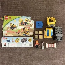 LEGO Duplo 4976 Concrete Mixer Truck Set 100% Complete Box Manual Construction